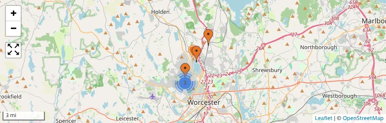 Related schools map