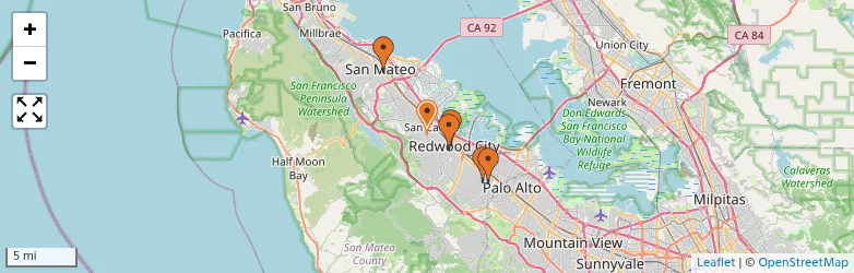 Related schools map