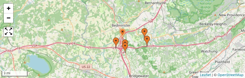Related schools map