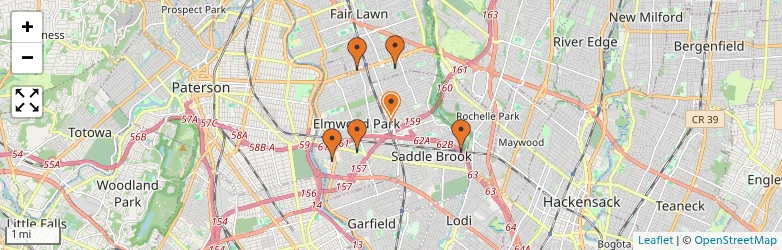 Related schools map