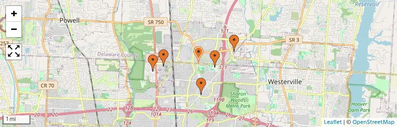 Related schools map