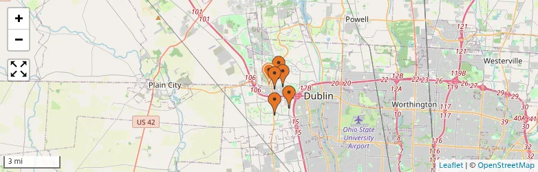 Related schools map