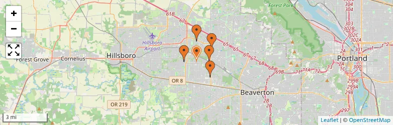 Related schools map