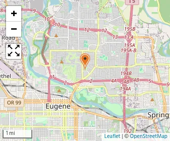Map of Eugene Montessori School