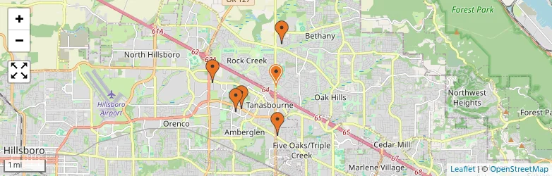 Related schools map