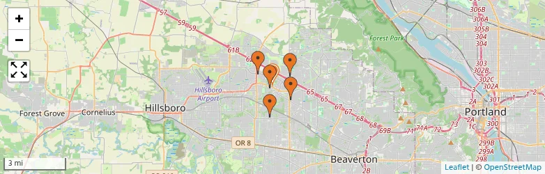 Related schools map