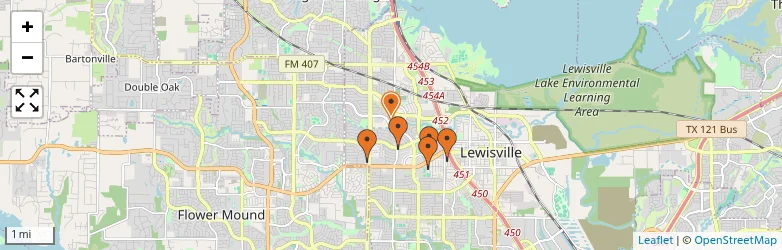Related schools map