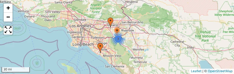 Related schools map