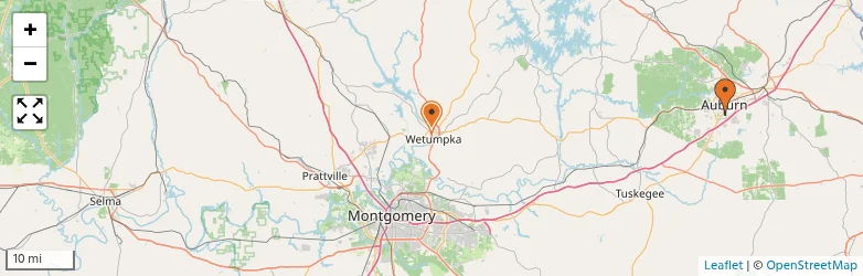 Related schools map