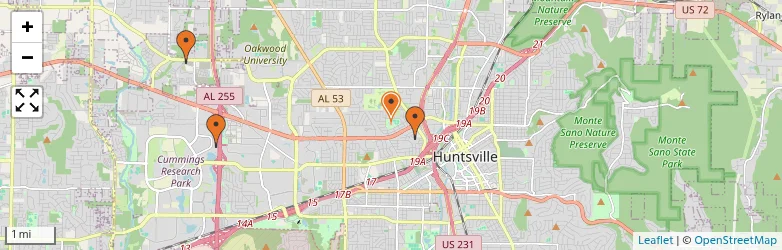 Related schools map