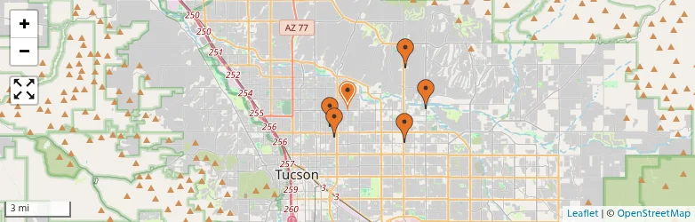Related schools map