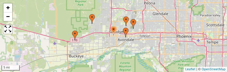 Related schools map