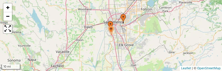 Related schools map