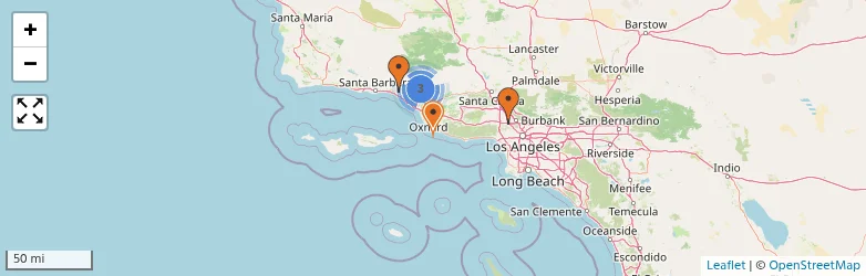 Related schools map