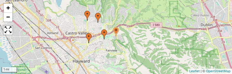 Related schools map