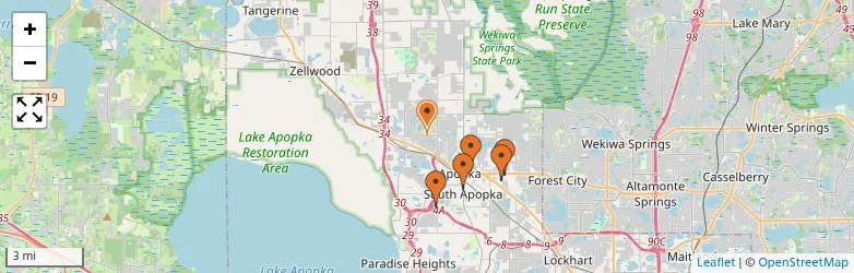 Related schools map