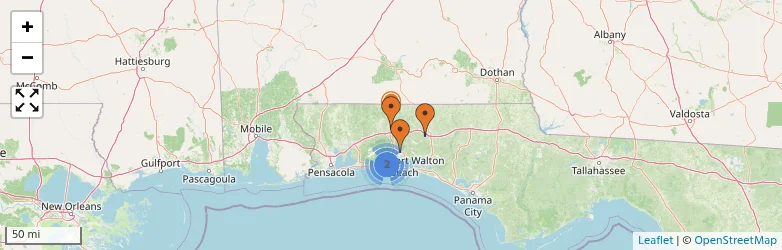 Related schools map