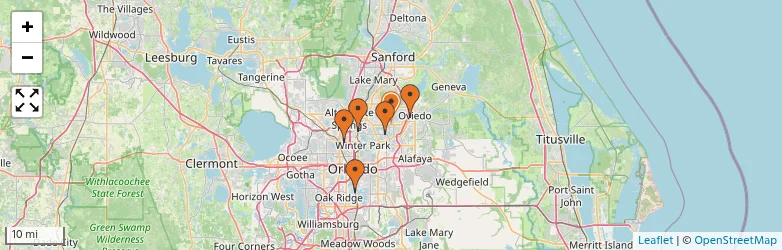 Related schools map