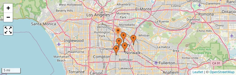 Related schools map