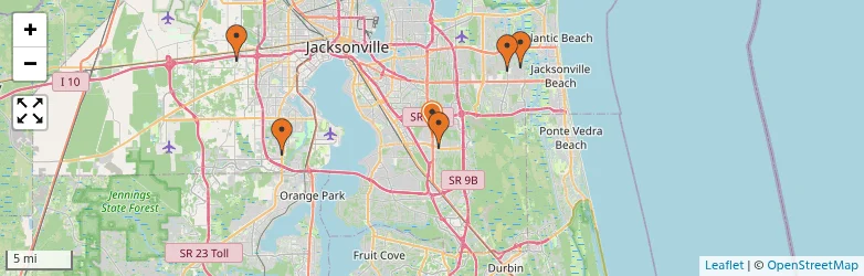Related schools map