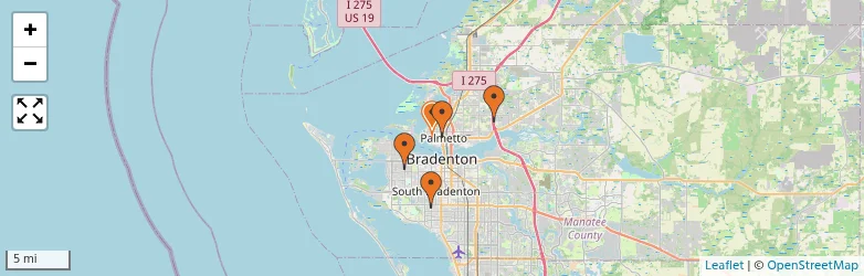 Related schools map