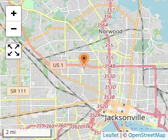 Map of Temple College Preparatory School
