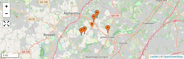 Related schools map