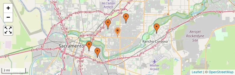 Related schools map