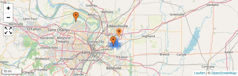 Related schools map