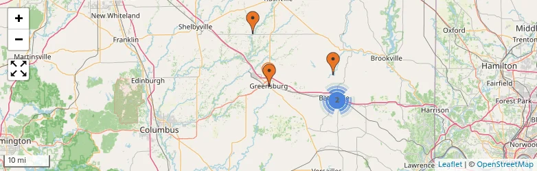 Related schools map