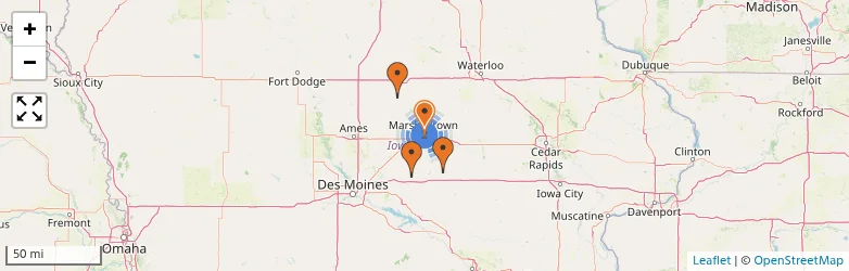 Related schools map