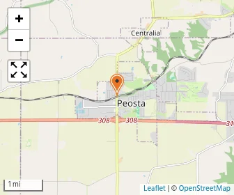 Map of Seton Catholic Elementary School Peosta Center