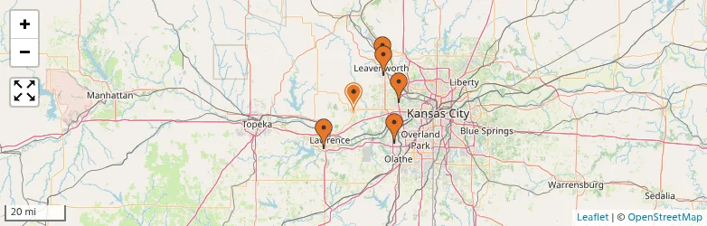 Related schools map