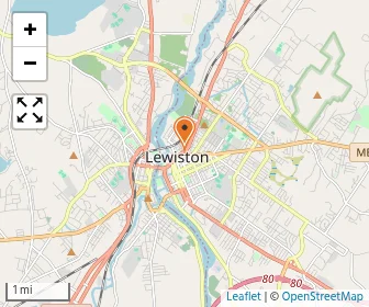 Map of Androscoggin Learning & Transition Center