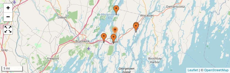 Related schools map