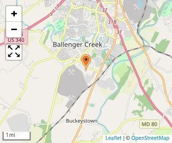 Map of Laurel Hall School - Frederick