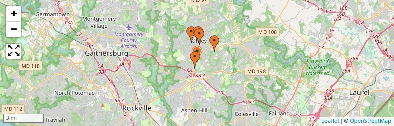 Related schools map