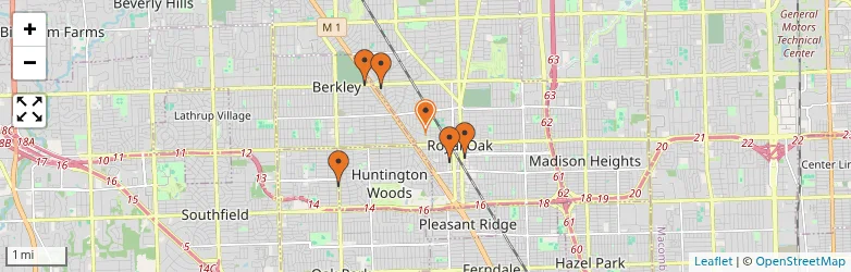 Related schools map