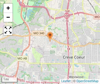 Map of Hope Montessori Academy - Creve Coeur