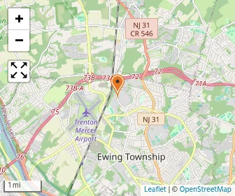 Map of Lakeview Child Center At Ewing
