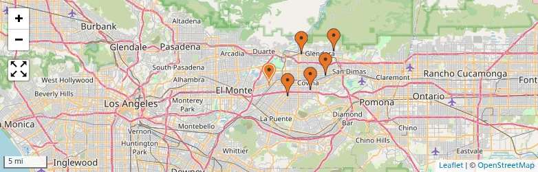 Related schools map