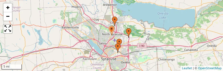 Related schools map