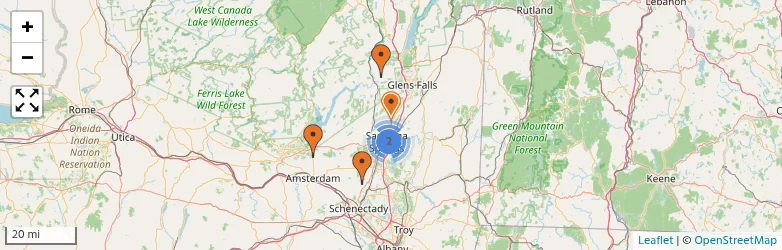 Related schools map
