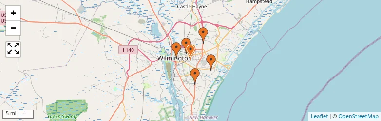 Related schools map
