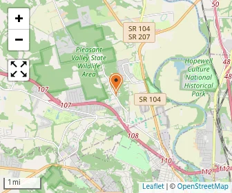 Map of Ross County Christian Academy
