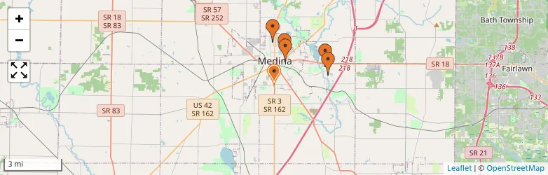 Related schools map