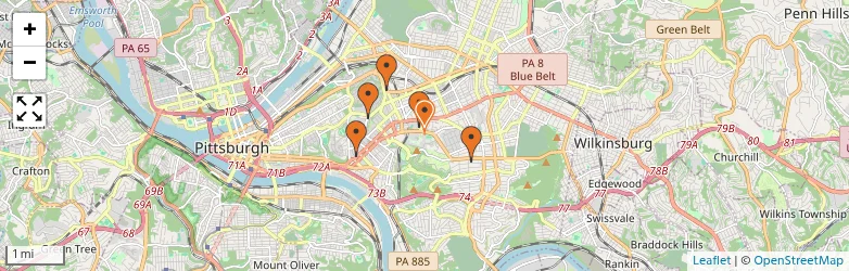 Related schools map