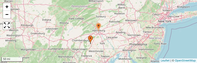 Related schools map