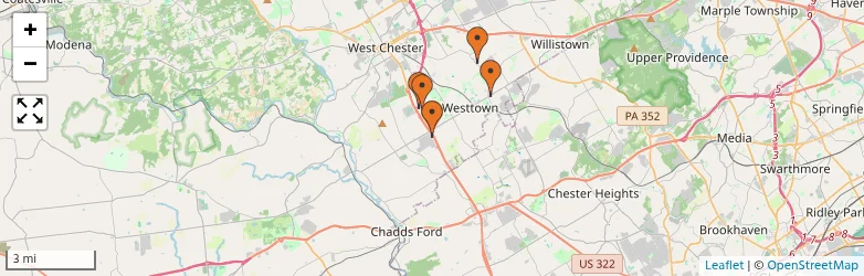 Related schools map