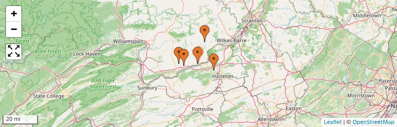 Related schools map